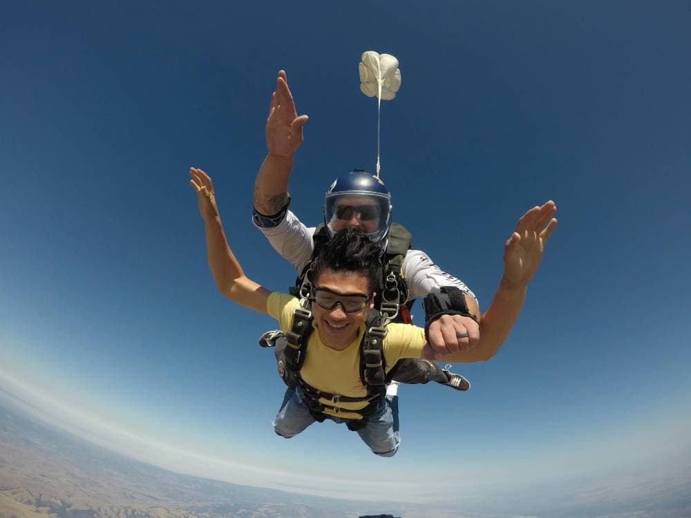 120 seconds of free fall