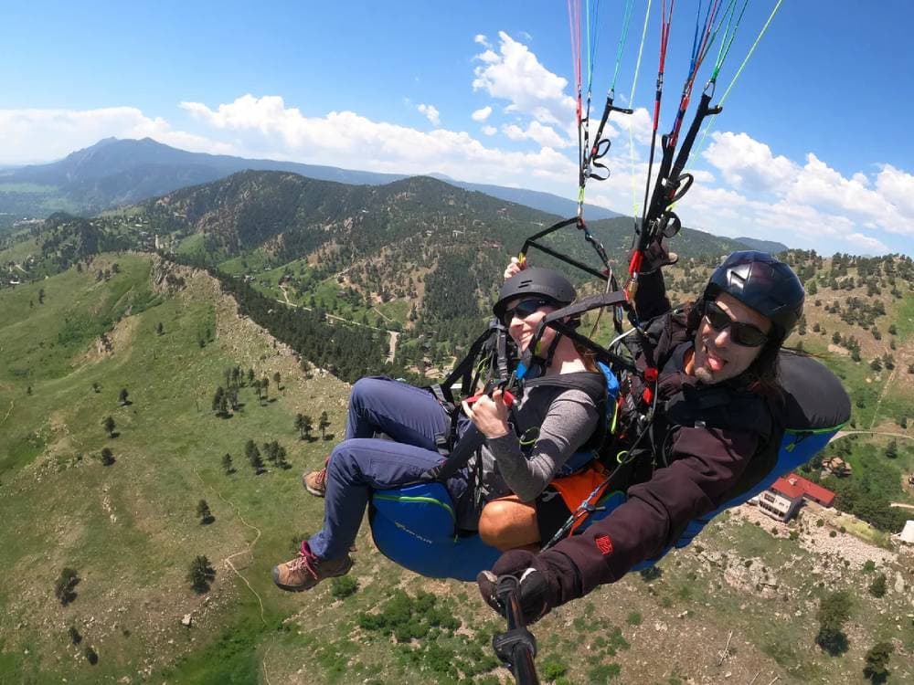 Boulder Paragliding Tandem Flights