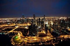 Chicago by Night Helicopter Tour