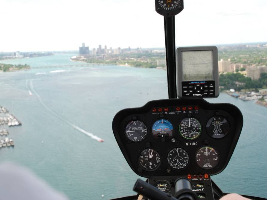 Detroit Helicopter Tour: the 50 Plus Lakes