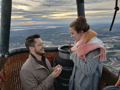 Hot Air Balloon Engagements — photo 1