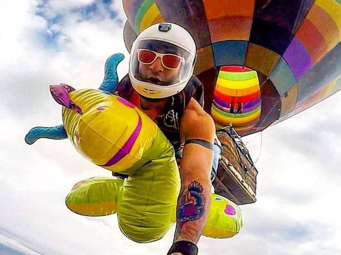 Hot Air Balloon Sky Jump