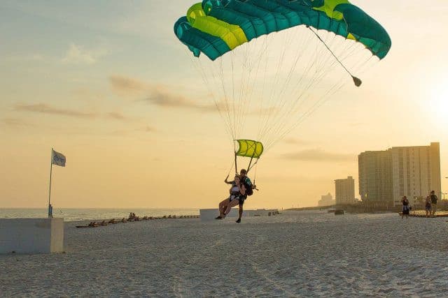 Orange Beach Sunrise Tandem Skydiving