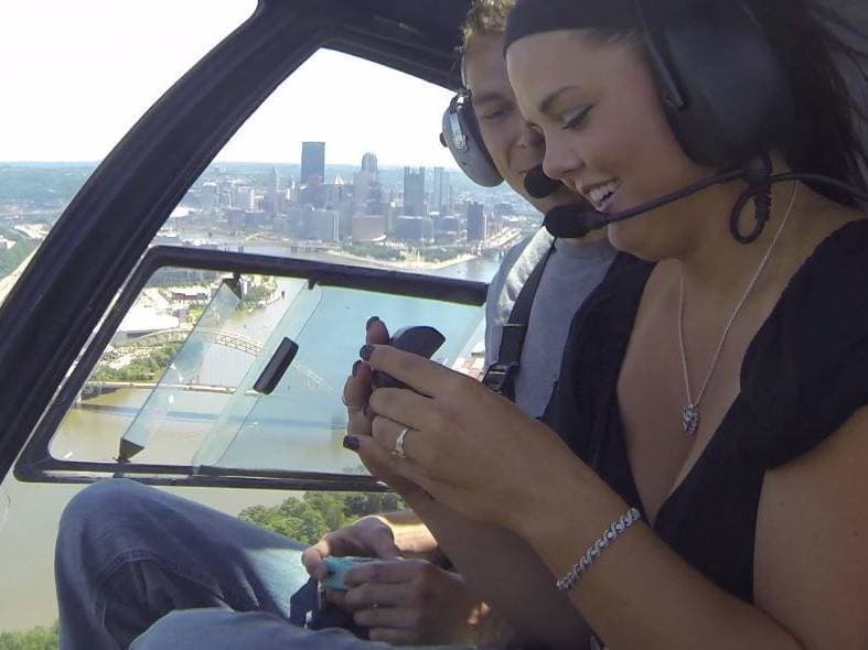Pittsburgh Proposal Helicopter Tour