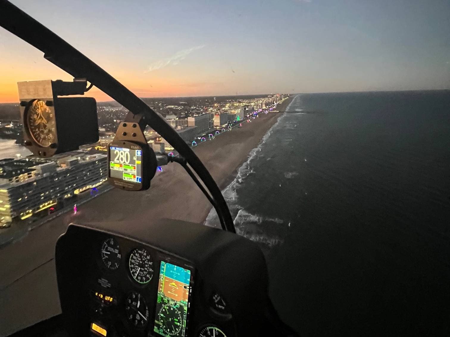 Virginia Beach Holiday Lights Helicopter Tour