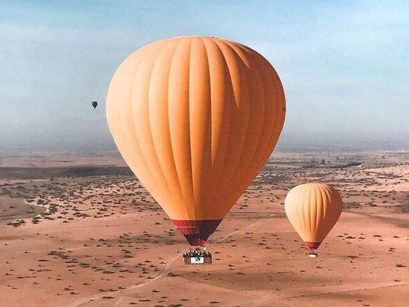 Atlas Mountains Hot Air Balloon Ride from Marrakech with Berber Breakfast and Desert Camel Experience