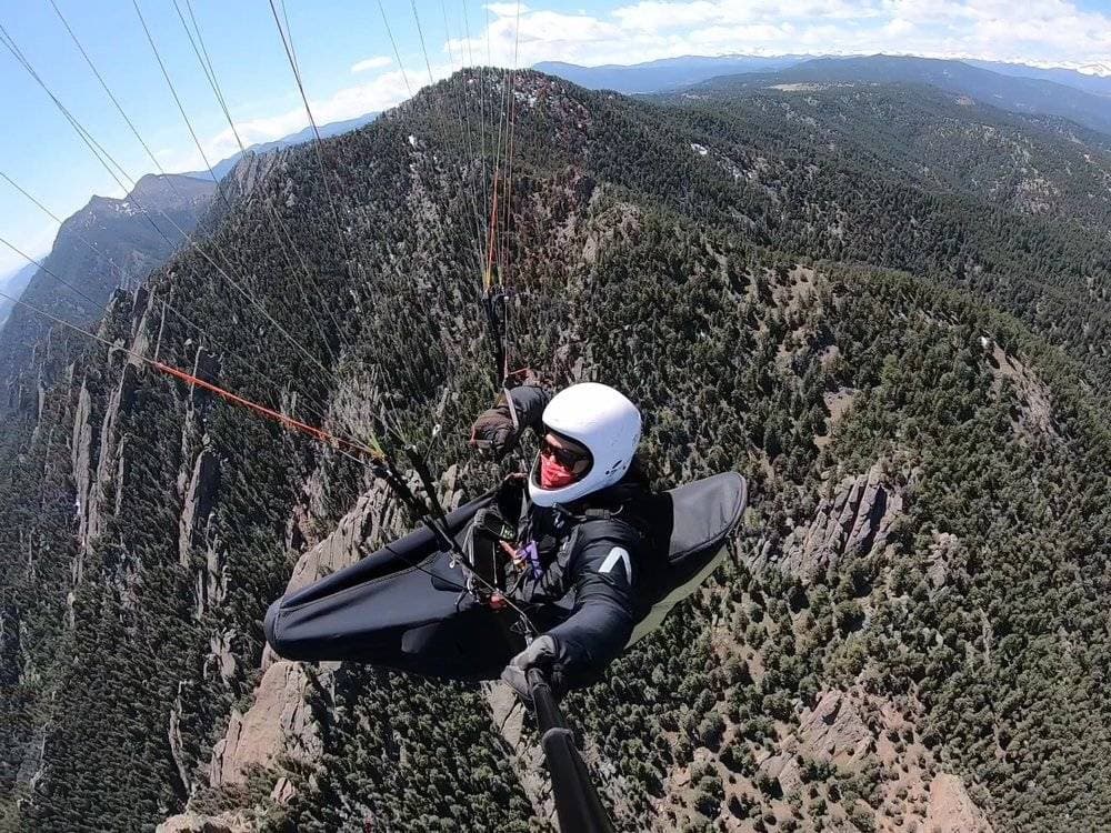 Boulder Paragliding Free Flight