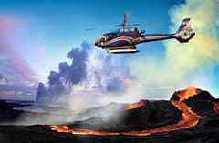 Circle of Fire and Waterfalls Helicopter Tour from Hilo