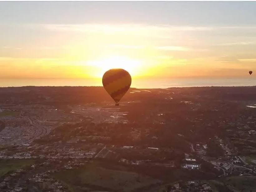 Del Mar Sunset Private Basket Flight