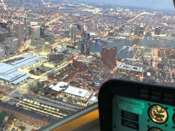 Helicopter Tour Baltimore, Downtown Flight - 15 Minutes