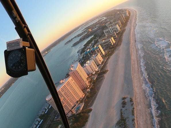 Helicopter Tour of Treasure Island Tampa