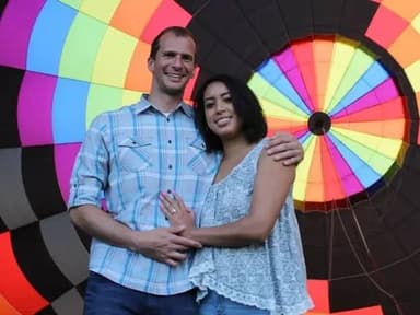Engagement Hot Air Balloon Flight in Dallas — photo 1