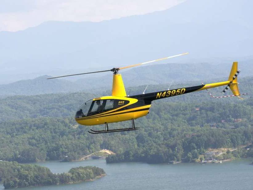 French Broad River and Lake Helicopter Tour in Pigeon Forge