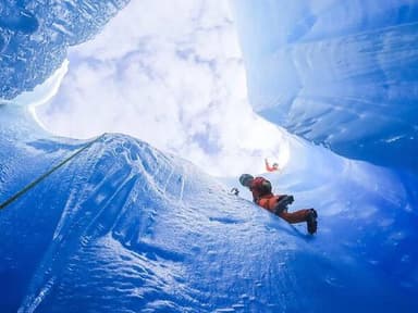 Heli Glacier Crevasse Ice Climbing- Summer — photo 3