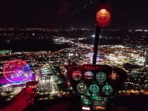Helicopter Night Tour Over Orlando's Theme Parks