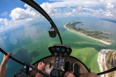 Helicopter Ride: Skyway Bridge, Fort Desoto & St. Pete Beaches — photo 3