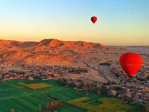 Hot Air Balloon Ride in the sky of Luxor