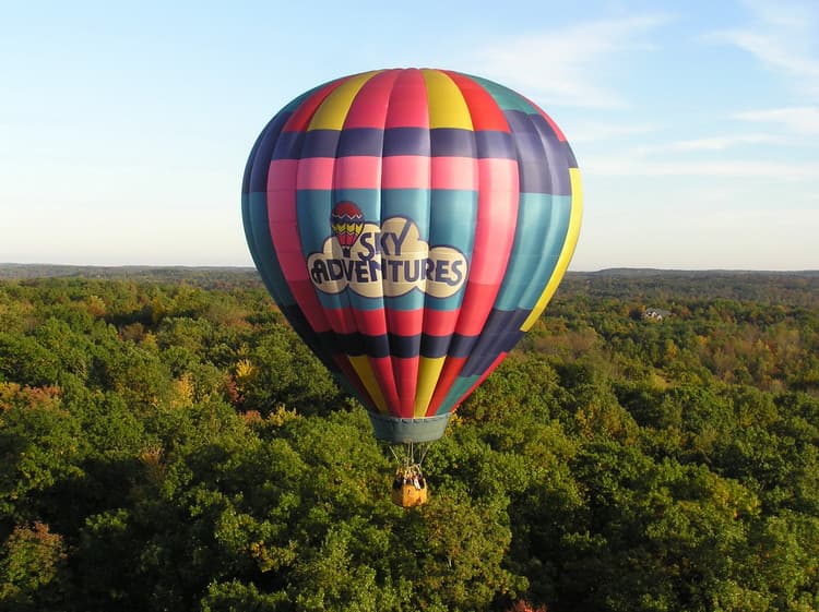 Hot Air Balloon Rides over Michigan