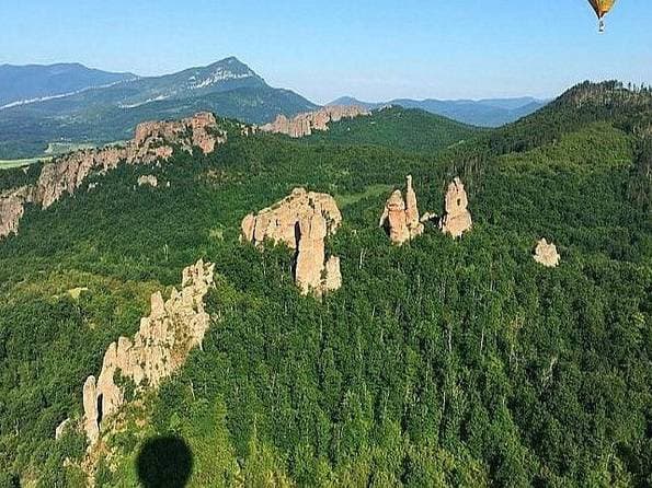 Hot-air balloon trip above Belogradchik