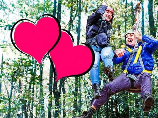 Hot Springs Sweetheart Zip Tour