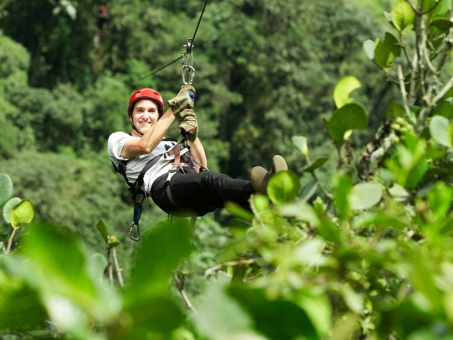 Hot Springs Zip Tour & Adventure Course Combo