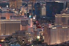 Las Vegas Strip Helicopter Flight at Twilight