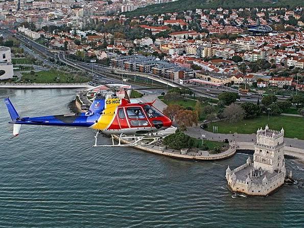 Lisbon Private Helicopter Tour: Fly over the Fly over the Belém Historic Quarter