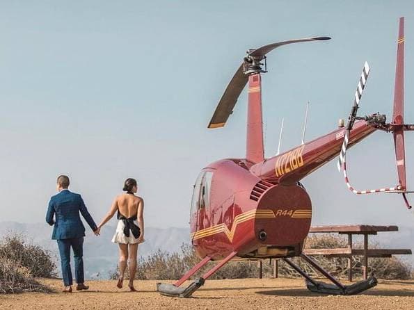 Los Angeles Helicopter Tour with Romantic Mountaintop Landing