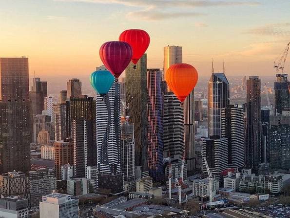 Melbourne Balloon Flight at Sunrise