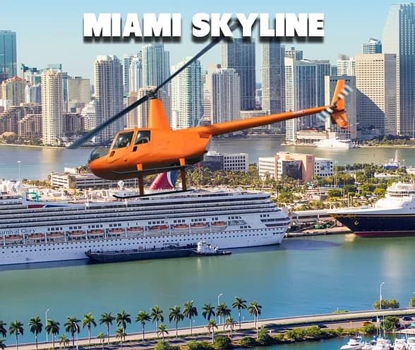 Miami Helicopter Tour Over Iconic landmark