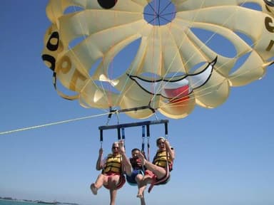 Morning Parasailing above the Gulf of Mexico — photo 1