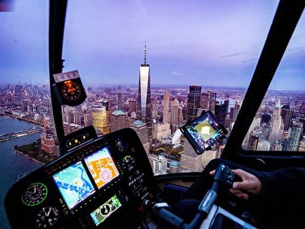 New York City Private Aerial Photography Workshop in Open-Door Helicopter
