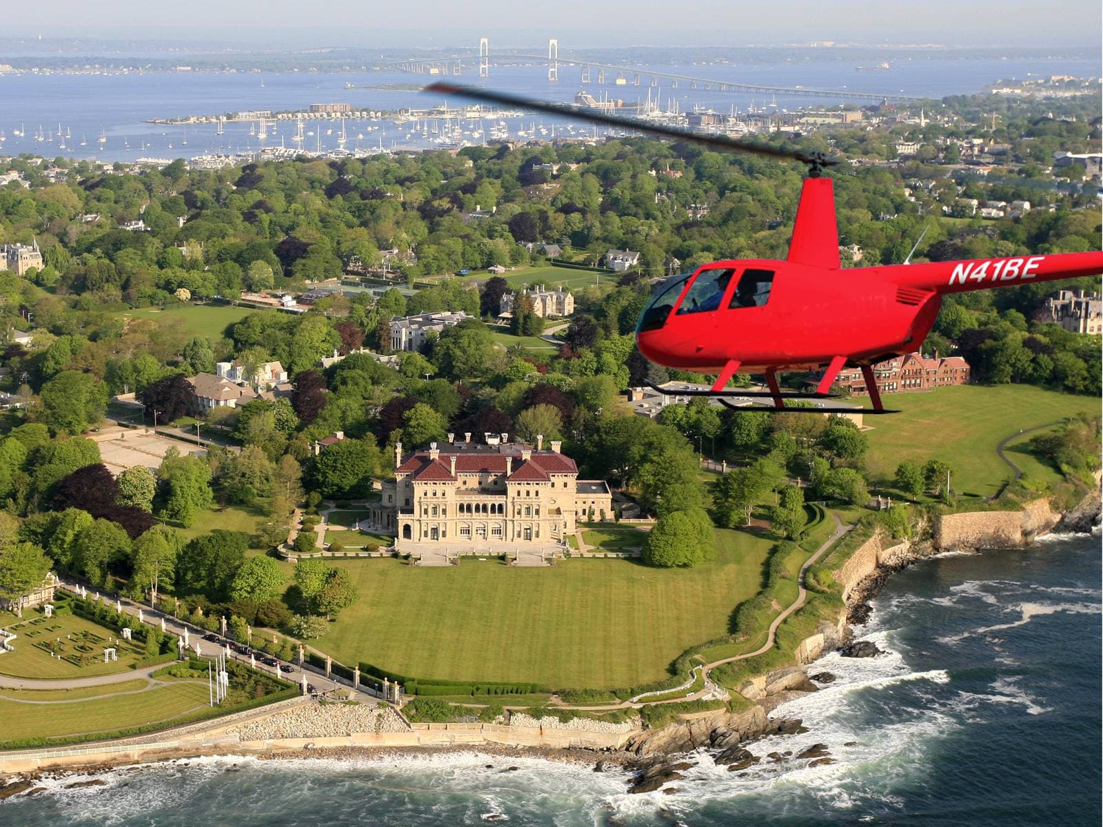 Newport Helicopter Island Tour