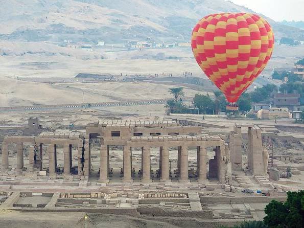 One package Luxor Hot Air Balloon with Luxor Full Day Tour (west & east)