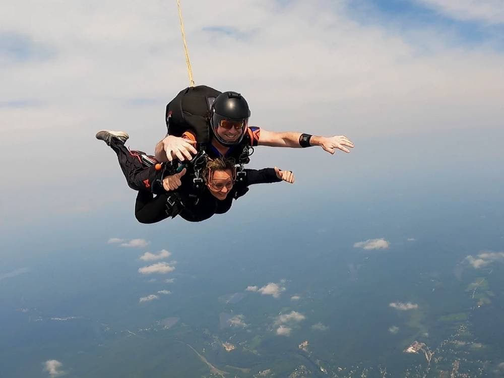 Orange Tandem Skydiving