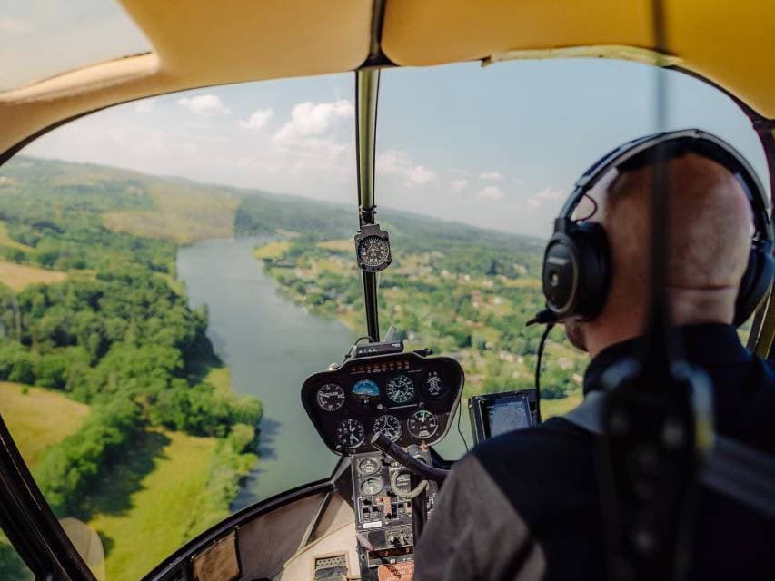 Pigeon Forge: French Broad River and Lake Helicopter Tour