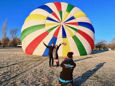Private Barcelona Balloon 2 Pax including Breakfast in Restaurant and Champagne — photo 1