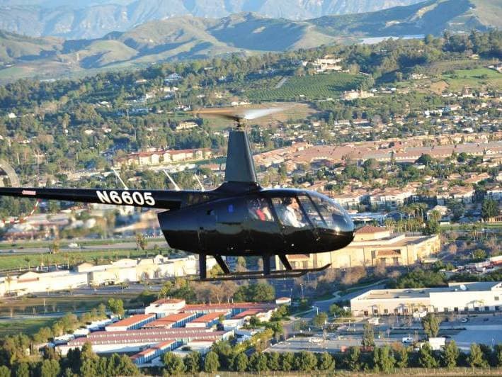 Private Helicopter Flight from Los Angeles to Palm Springs