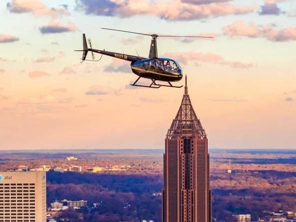 Private Helicopter Tour Atlanta, Downtown & Buckhead