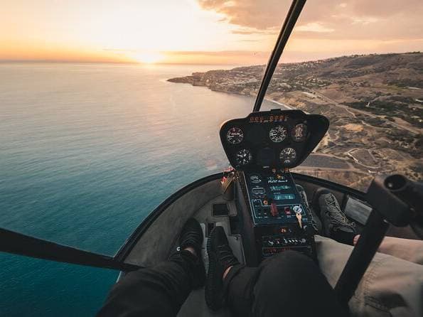 Private Helicopter Tour of Rancho Palos Verdes, Los Angeles, and Long Beach