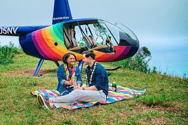 Romantic Kona Coffee & Landing: Private Helicopter Flight — photo 1