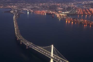 Night Helicopter Flight over San Francisco — photo 4