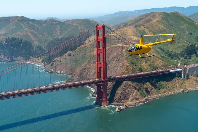 Golden Gate Helicopter Flight in San Francisco