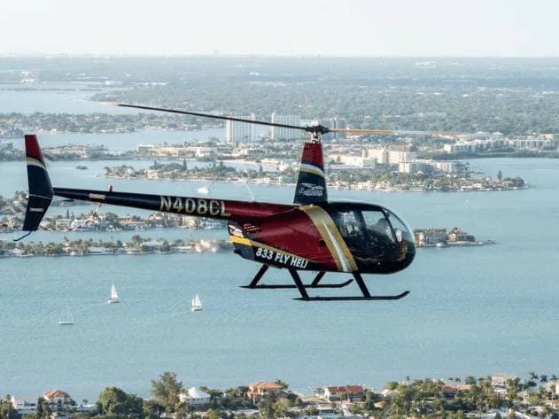 Private Helicopter Tour St. Petersburg, Downtown & Skyway