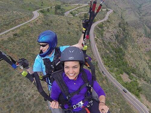 Tandem Paragliding in Golden