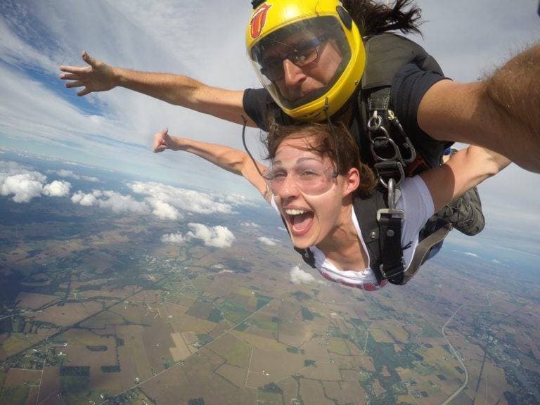 Tandem Skydive in Xenia