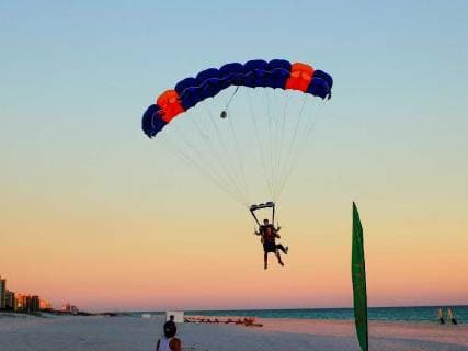 The Evening Beach jump