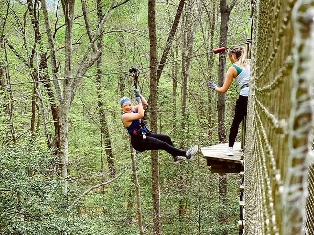 Treetop adventure