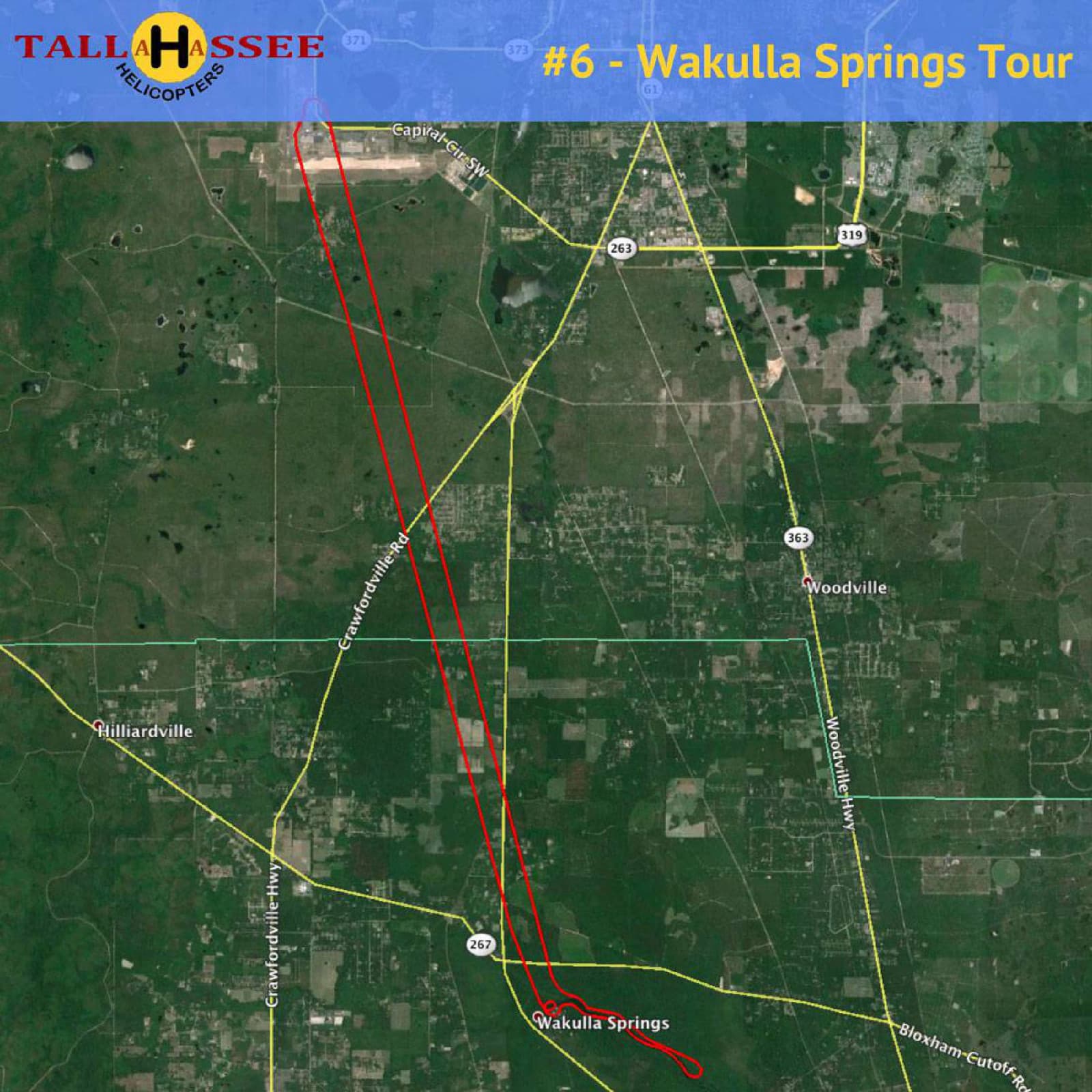 Wakulla Springs Helicopter Tour